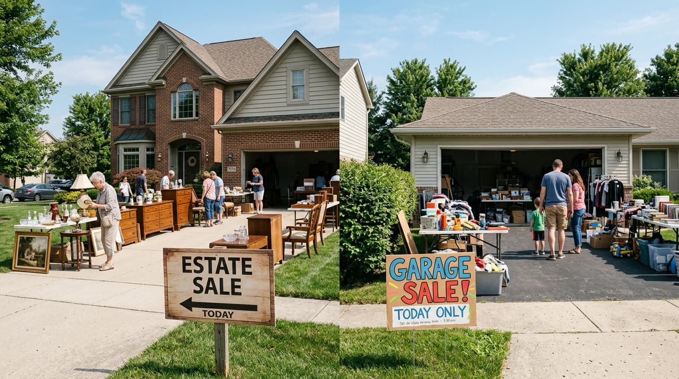 Estate Sale vs. Garage Sale: What's the Difference?