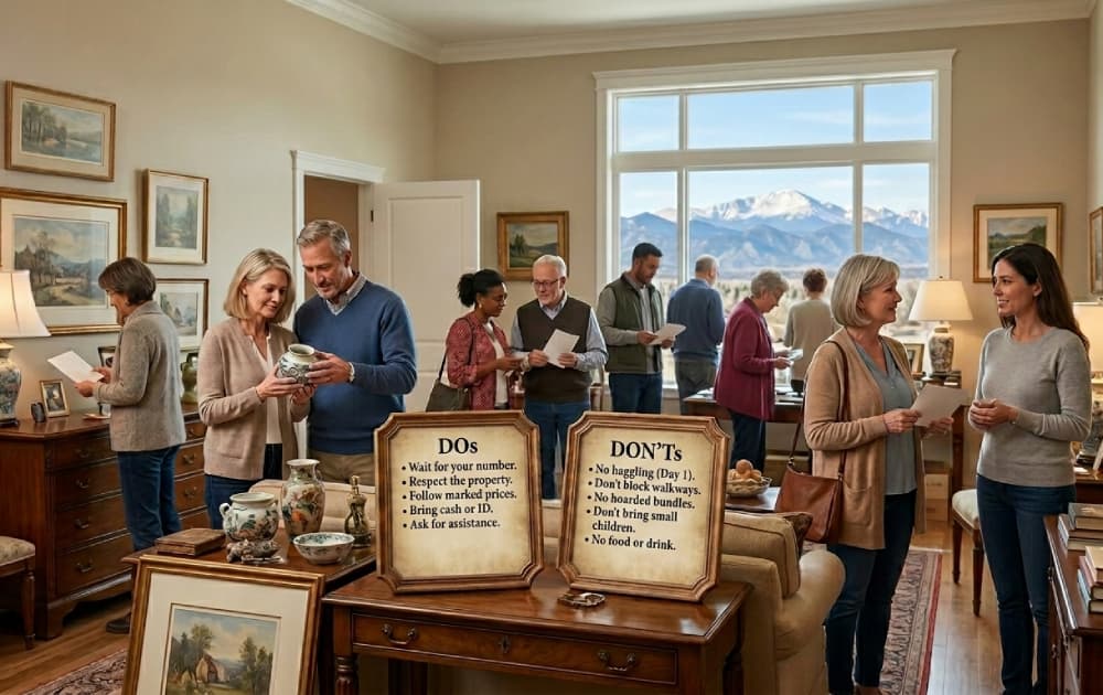Estate Sale Etiquette: Dos and Don'ts for Shoppers